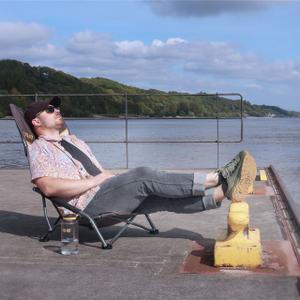 Extra high back camping folding chair UQuip Sandy image-3