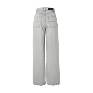 Wide Leg Women's Jeans Urban Classics High Waist 90´S image-2