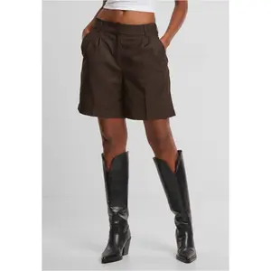 Women's Bermuda shorts Urban Classics Pleated image-2