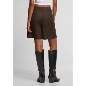 Women's Bermuda shorts Urban Classics Pleated image-3