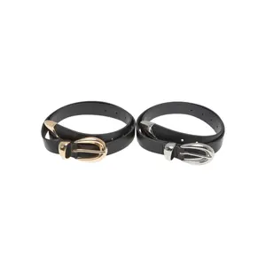 Cintura con fibbia in pelle sintetica donna Urban Classics (x2) image-0