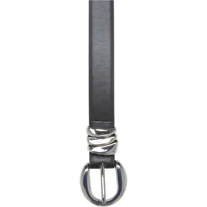 Women's synthetic leather buckle belt Urban Classics image-1