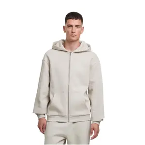 Sweatshirt med huva och dragkedja Urban Classics Fluffy image-1