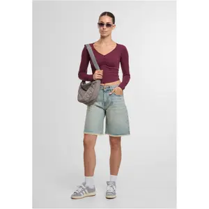 Dames-T-shirt met lange mouwen Urban Classics Lace image-2