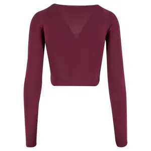 Dames-T-shirt met lange mouwen Urban Classics Lace image-4