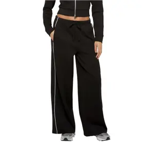 Pantalón de chándal scuba mujer Urban Classics Wide image-1
