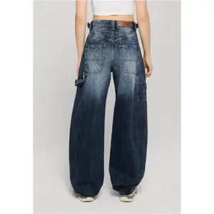 Wide Leg Women's Jeans Urban Classics image-3