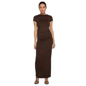 Abito lungo in jersey da donna Urban Classics Stretch image-1
