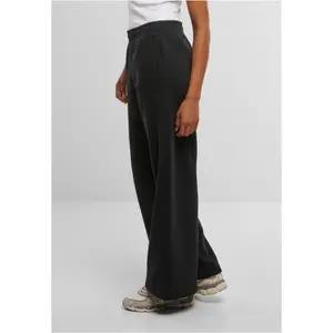 Pantalón de chándal mujer Urban Classics Fluffy Wideleg image-3