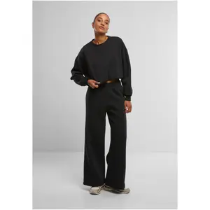 Pantalón de chándal mujer Urban Classics Fluffy Wideleg image-4