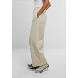 Pantalón de chándal mujer Urban Classics Fluffy Wideleg image-3