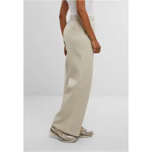 Pantalón de chándal mujer Urban Classics Fluffy Wideleg image-2