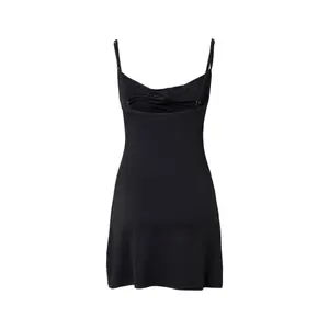 Short dress for women Urban Classics Waterfall Neckline image-2