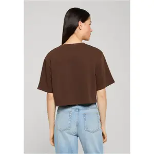 Women's crop T-shirt Urban Classics Terry image-3