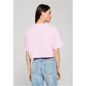 Women's crop T-shirt Urban Classics Terry image-3