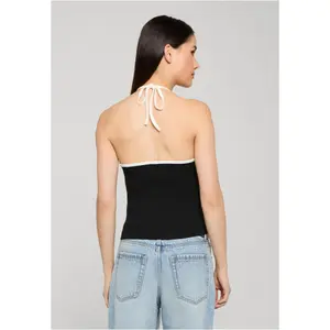 Women's tank top Urban Classics Piping Neckholder image-3