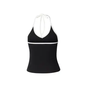 Women's tank top Urban Classics Piping Neckholder image-2