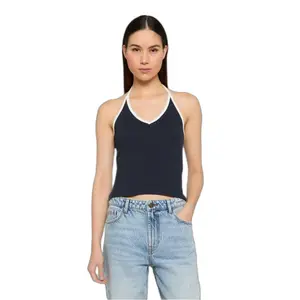 Women's tank top Urban Classics Piping Neckholder image-1