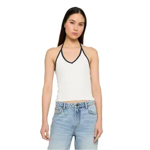 Women's tank top Urban Classics Piping Neckholder image-1