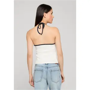 Women's tank top Urban Classics Piping Neckholder image-3