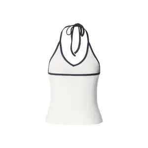 Women's tank top Urban Classics Piping Neckholder image-2