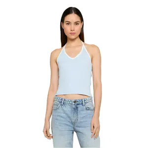 Women's tank top Urban Classics Piping Neckholder image-1