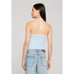Women's tank top Urban Classics Piping Neckholder image-3