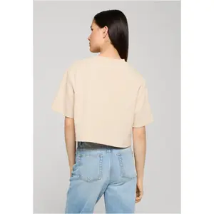 Kurzärmliges Struktur-T-Shirt Damen Urban Classics image-3
