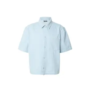 Denim Shirt Urban Classics Pinstriped Casual image-0