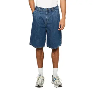 Denim shorts Urban Classics Pleated image-1