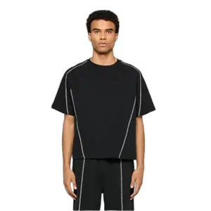 Thick T-shirt with Contrasting Stitching Urban Classics image-1