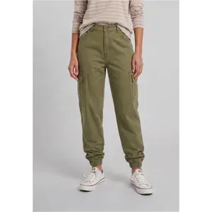 Pantalon cargo en sergé femme Urban Classics image-4