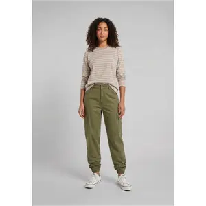 Pantalon cargo en sergé femme Urban Classics image-6
