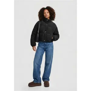 Chaqueta de plumas acanalada mujer Urban Classics image-4