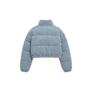 Chaqueta de plumas acanalada mujer Urban Classics image-1