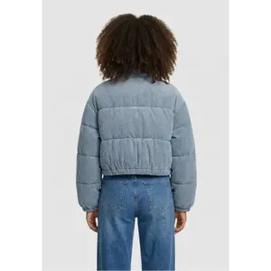 Chaqueta de plumas acanalada mujer Urban Classics image-3