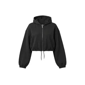 Women's short hooded sweatshirt Urban Classics Fluffy image-3