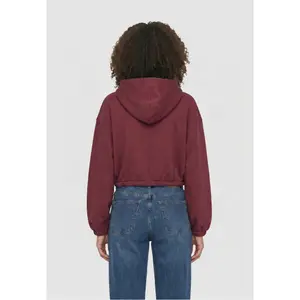 Damen kurz und flauschig Kapuzenpullover Urban Classics image-1