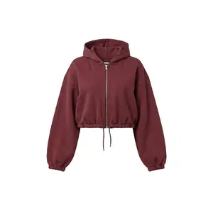 Damen kurz und flauschig Kapuzenpullover Urban Classics image-3