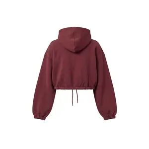 Damen kurz und flauschig Kapuzenpullover Urban Classics image-4