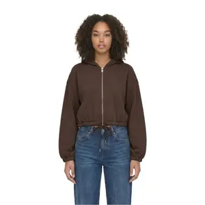 Damen kurz und flauschig Kapuzenpullover Urban Classics image-0