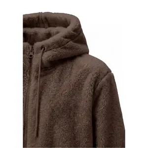 Giacca con cappuccio da donna Urban Classics Midi Teddy image-3