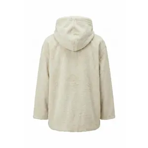 Giacca con cappuccio da donna Urban Classics Midi Teddy image-1