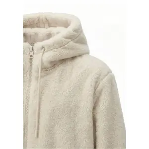 Giacca con cappuccio da donna Urban Classics Midi Teddy image-3