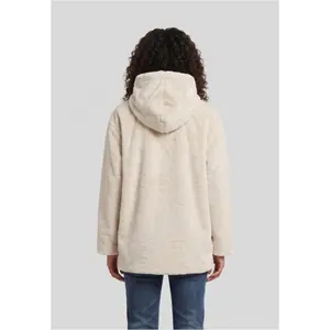 Giacca con cappuccio da donna Urban Classics Midi Teddy image-5