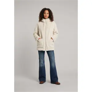 Giacca con cappuccio da donna Urban Classics Midi Teddy image-6