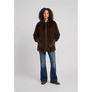 Women's fleece Urban Classics Midi Teddy image-6