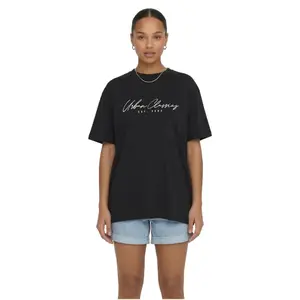 Women's T-shirt Urban Classics Script Logo image-0