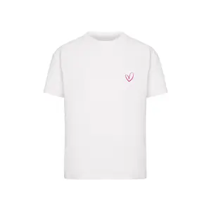 Women's T-shirt Urban Classics Rainbow Heart Logo image-3