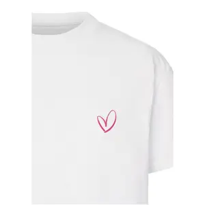 Women's T-shirt Urban Classics Rainbow Heart Logo image-5
